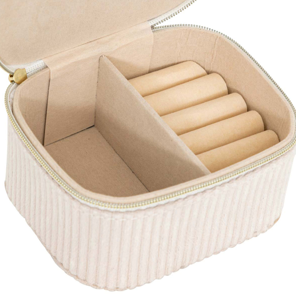 Μπιζουτιέρα Ταξιδίου (11x9x5.5) A-S Enya Beige 192948A