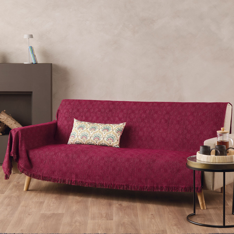 Ριχτάρι Καναπέ Τριθέσιου (180x300) Kentia Stylish Vacanza 17 Bordeaux