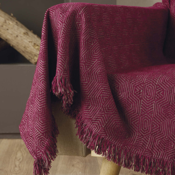 Ριχτάρι Καναπέ Τριθέσιου (180x300) Kentia Stylish Vacanza 17 Bordeaux