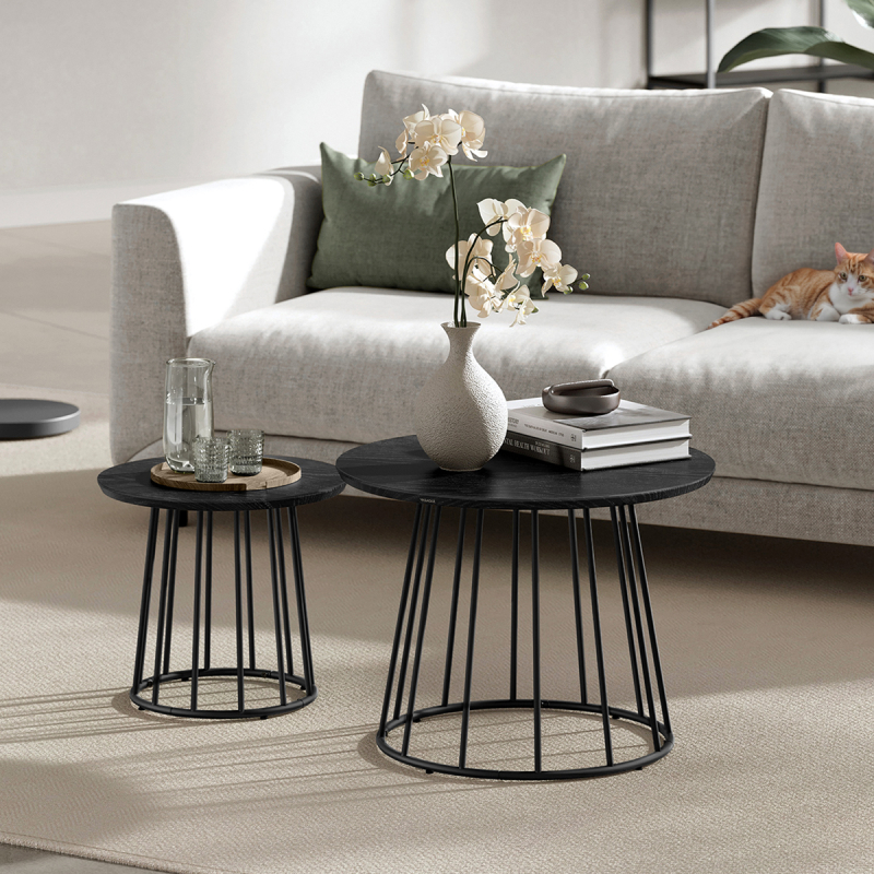 Τραπέζια Σαλονιού (Σετ 2τμχ) Vasagle LCT045B56