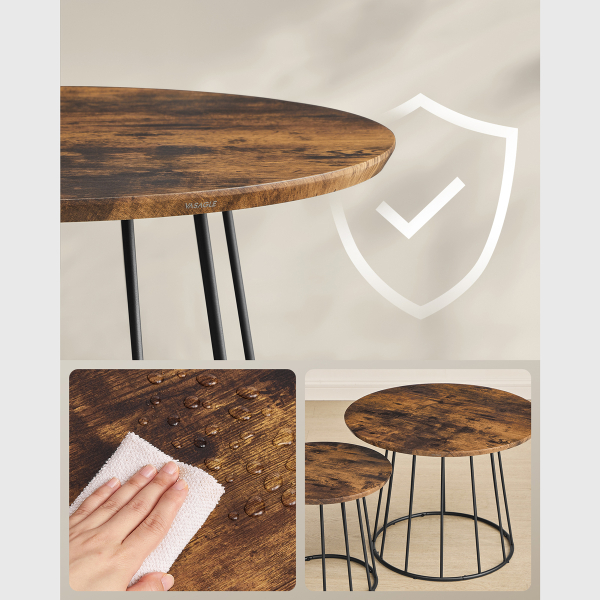 Τραπέζια Σαλονιού (Σετ 2τμχ) Vasagle LCT045K01