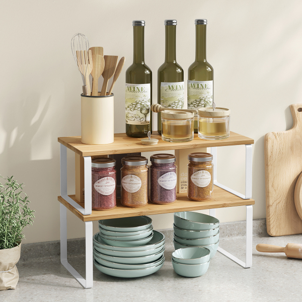 Ράφια Οργάνωσης (Σετ 2τμχ) Songmics KCS210W01V1