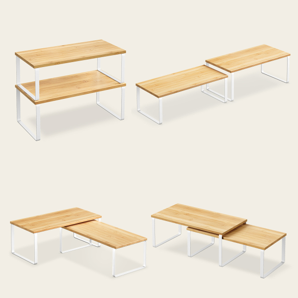 Ράφια Οργάνωσης (Σετ 2τμχ) Songmics KCS210W01V1