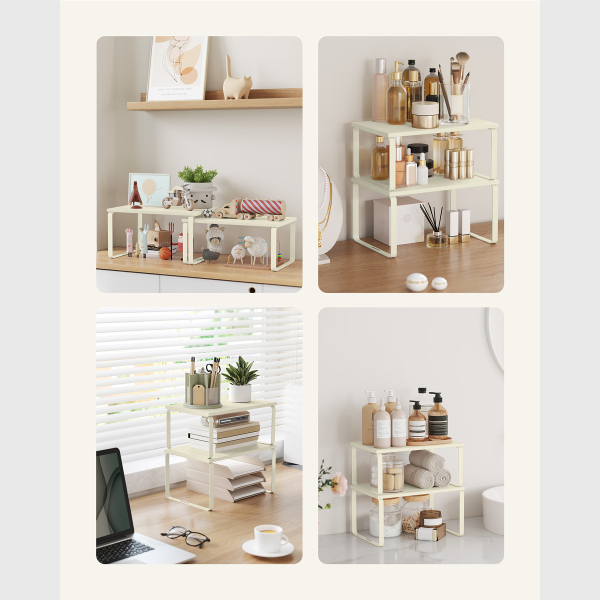 Ράφια Οργάνωσης (Σετ 2τμχ) Songmics KCS002W02