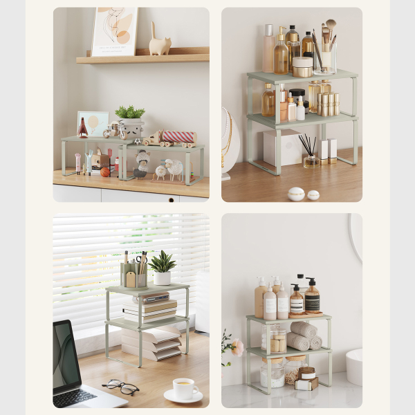 Ράφια Οργάνωσης (Σετ 2τμχ) Songmics KCS002K01