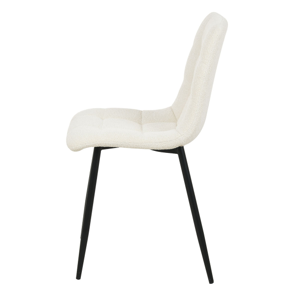 Καρέκλα Τραπεζαρίας (55x45x88) Spitishop Stol Bukle Ecru