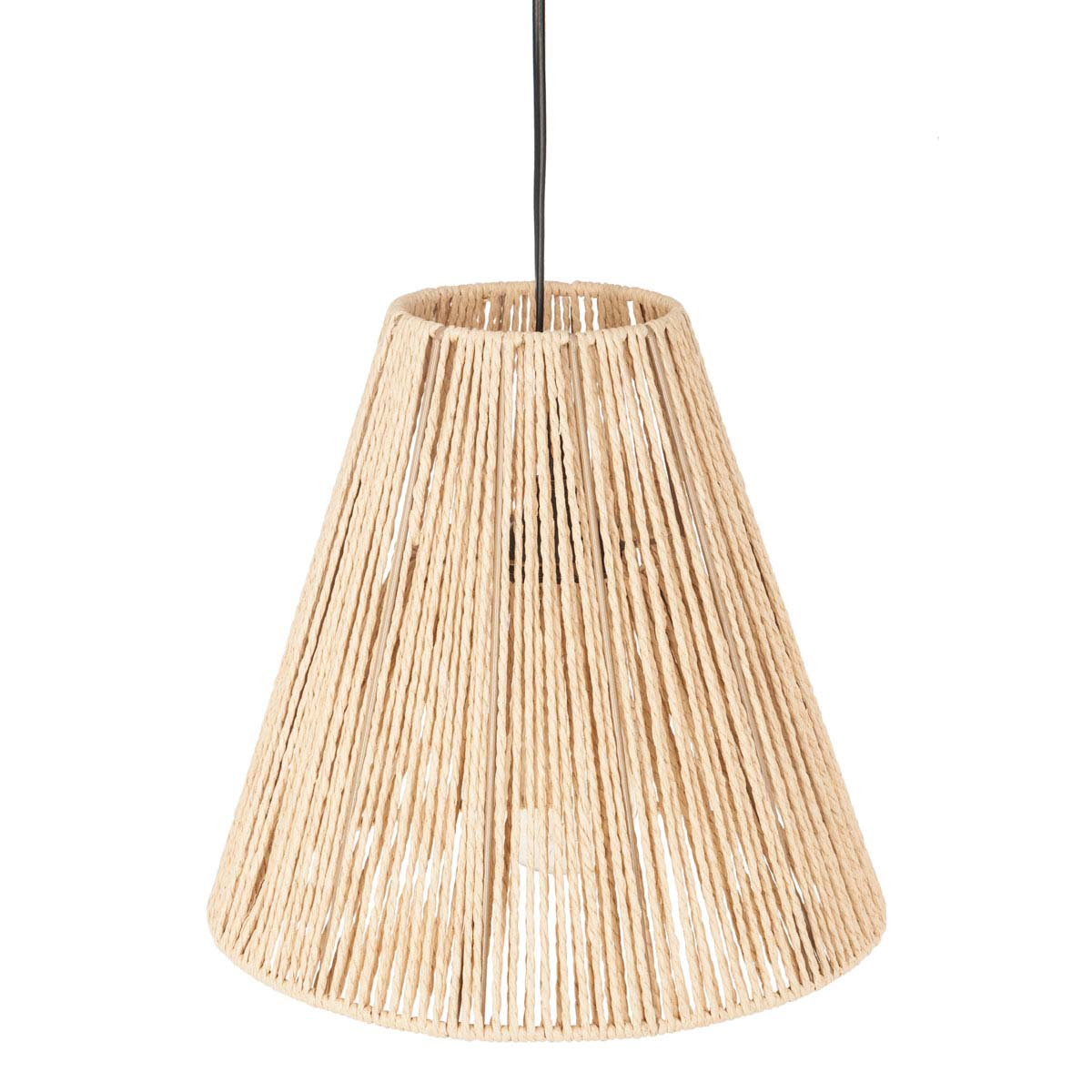 Φωτιστικό Οροφής Μονόφωτο A-S Giada Natural Rope 157702 Home Φωτιστικά Spitishop