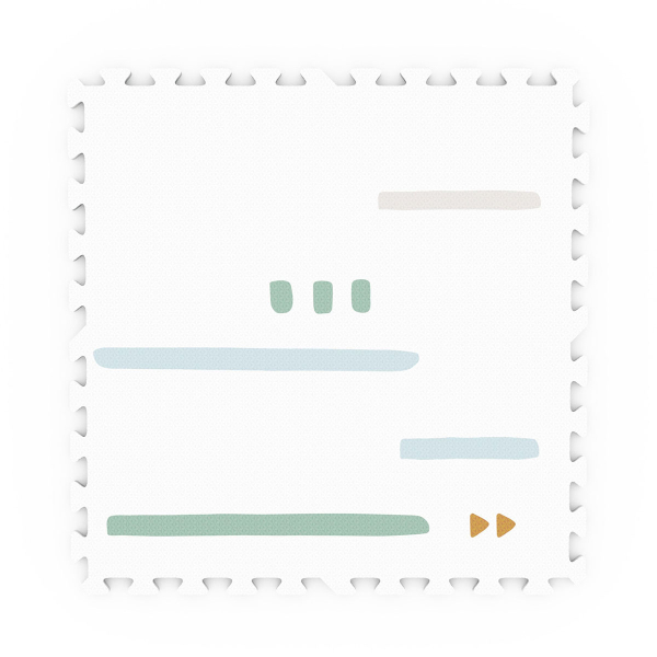 Αφρώδες Παζλ Δαπέδου Play&Go Φάρμα Πολύχρωμo