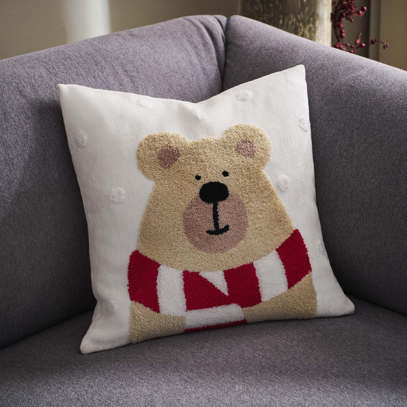 Διακοσμητική Μαξιλαροθήκη Βελουτέ (43x43) Gofis Home Xmas 319