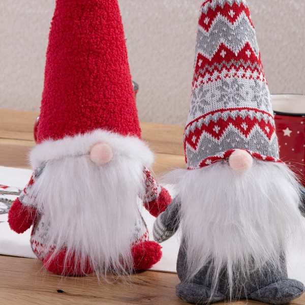 Χριστουγεννιάτικο Στοπ Πόρτας Nef-Nef Homeware Dwarf Red