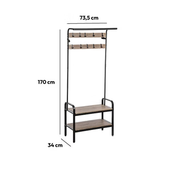 Έπιπλο Εισόδου (73 5X34X170) F-V Jano 160407 Home Έπιπλα Spitishop