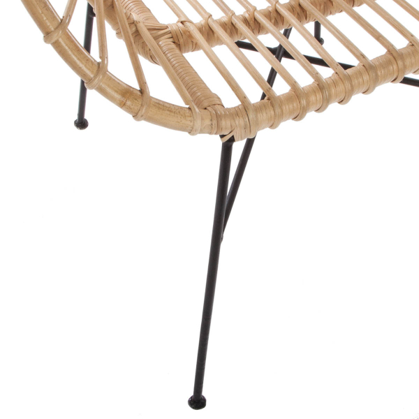 Πολυθρόνα (74x65x86) A-S Keko Natural Rattan 156906