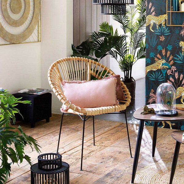 Πολυθρόνα (74x65x86) A-S Keko Natural Rattan 156906