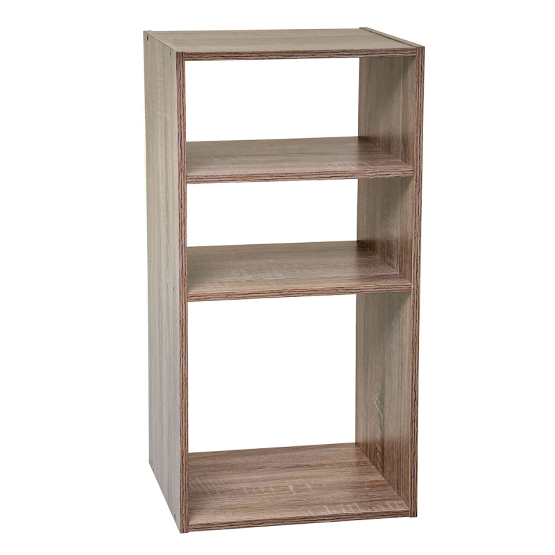 Βιβλιοθήκη Δαπέδου 3 Θέσεων (34.5x32x67.5) F-V Mix Nat 160476