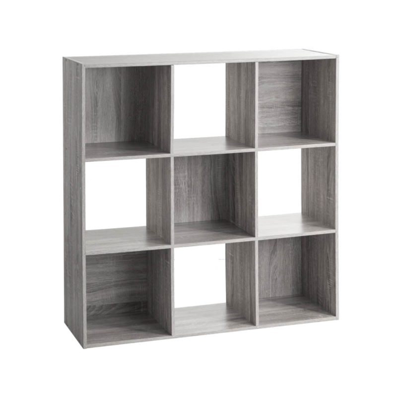 Βιβλιοθήκη Δαπέδου 9 Θέσεων (100.5x32x100.5) F-V Mix Grey 138971A