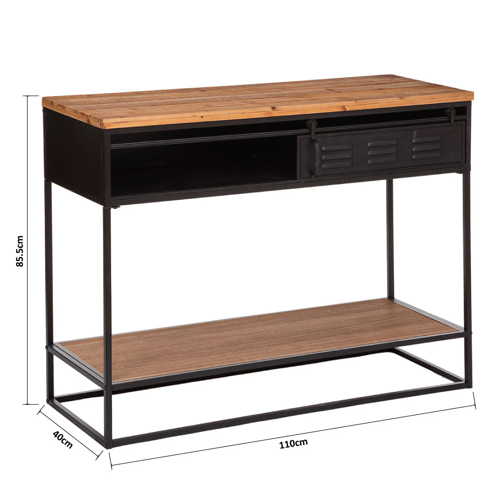 Κονσόλα Εισόδου (110x40x85.5) A-S Cierna Console 185016 φωτογραφία