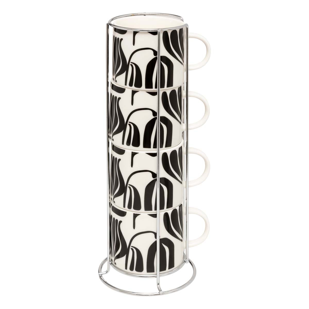 Κούπες 230Ml με Σταντ (Σετ 4Τμχ) S-D Twisted 196541 Home Είδη Σερβιρίσματος & Φλυτζάνια Καφέ Τσαγιού Spitishop