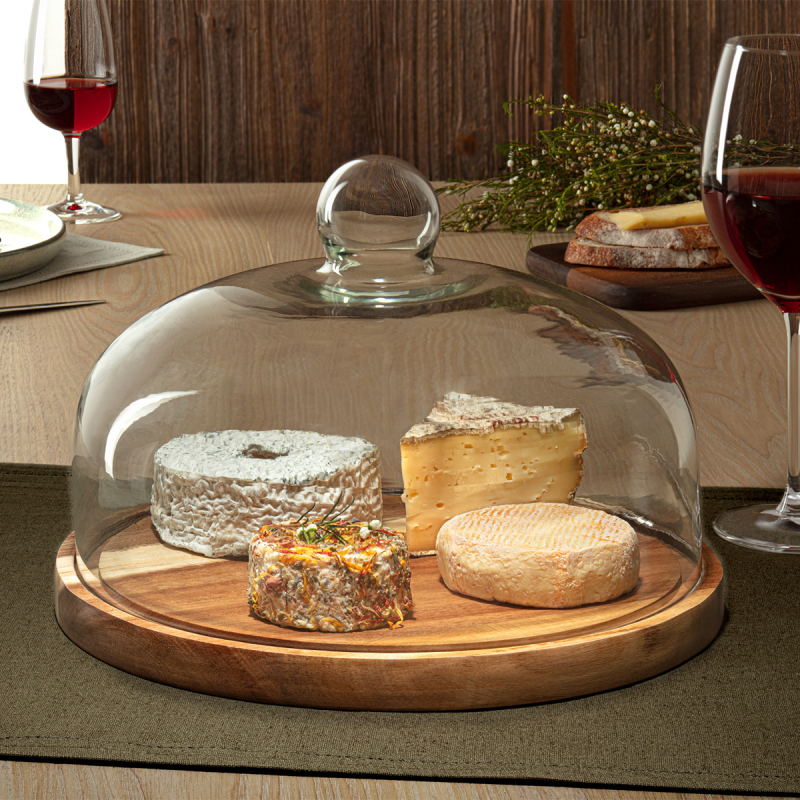 Τουρτιέρα Με Καπάκι (Φ28x19) S-D Acacia 196323