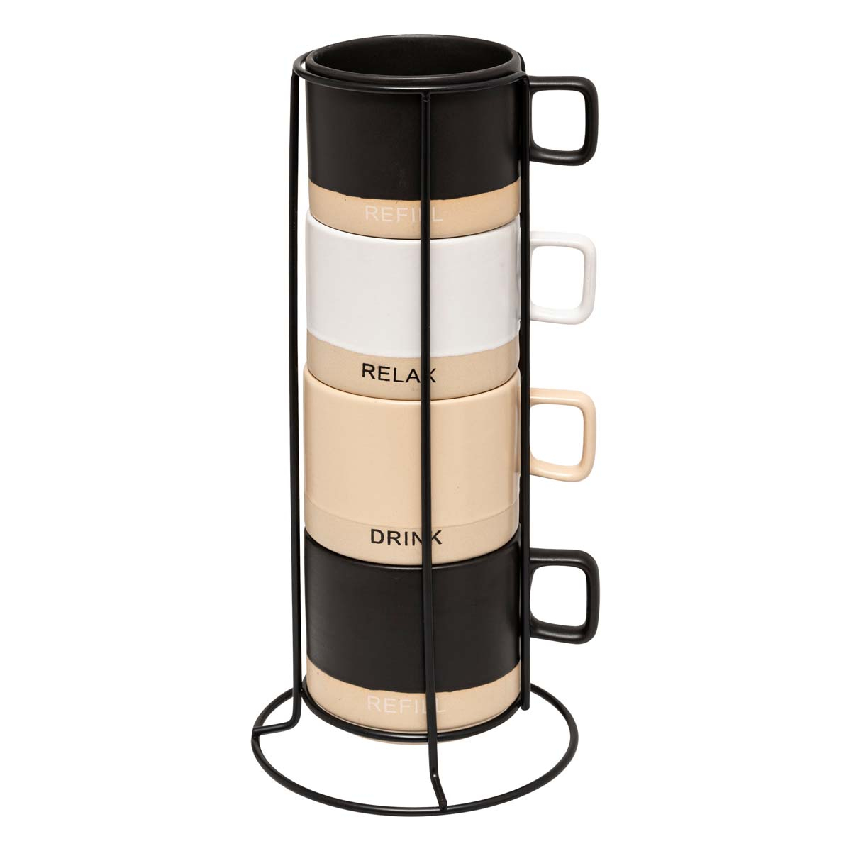 Κούπες 240Ml με Σταντ (Σετ 4Τμχ) S-D Luca 196563 Home Είδη Σερβιρίσματος & Φλυτζάνια Καφέ Τσαγιού Spitishop