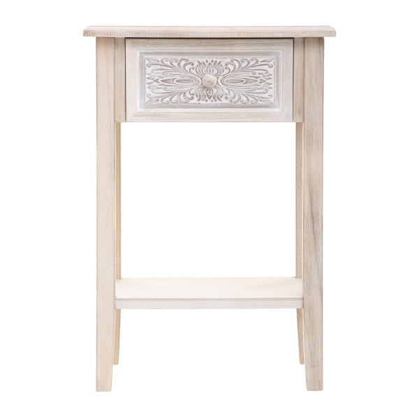 Κομοδίνο Με Συρτάρι & Ράφι (45x30x67.5) A-S Hina 157202