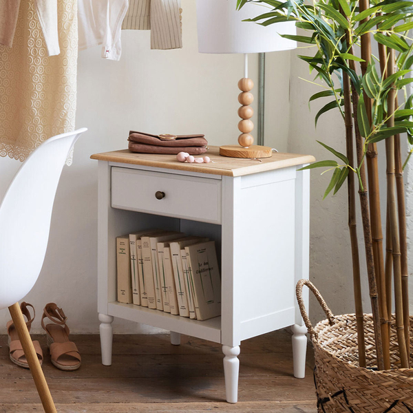 Κομοδίνο Με Συρτάρι & Ράφι (45x40x61) A-S Solen 166601