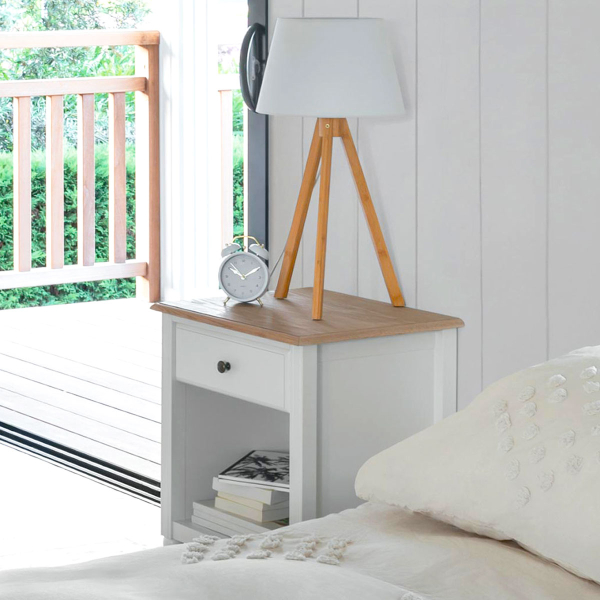 Κομοδίνο Με Συρτάρι & Ράφι (45x40x61) A-S Solen 166601