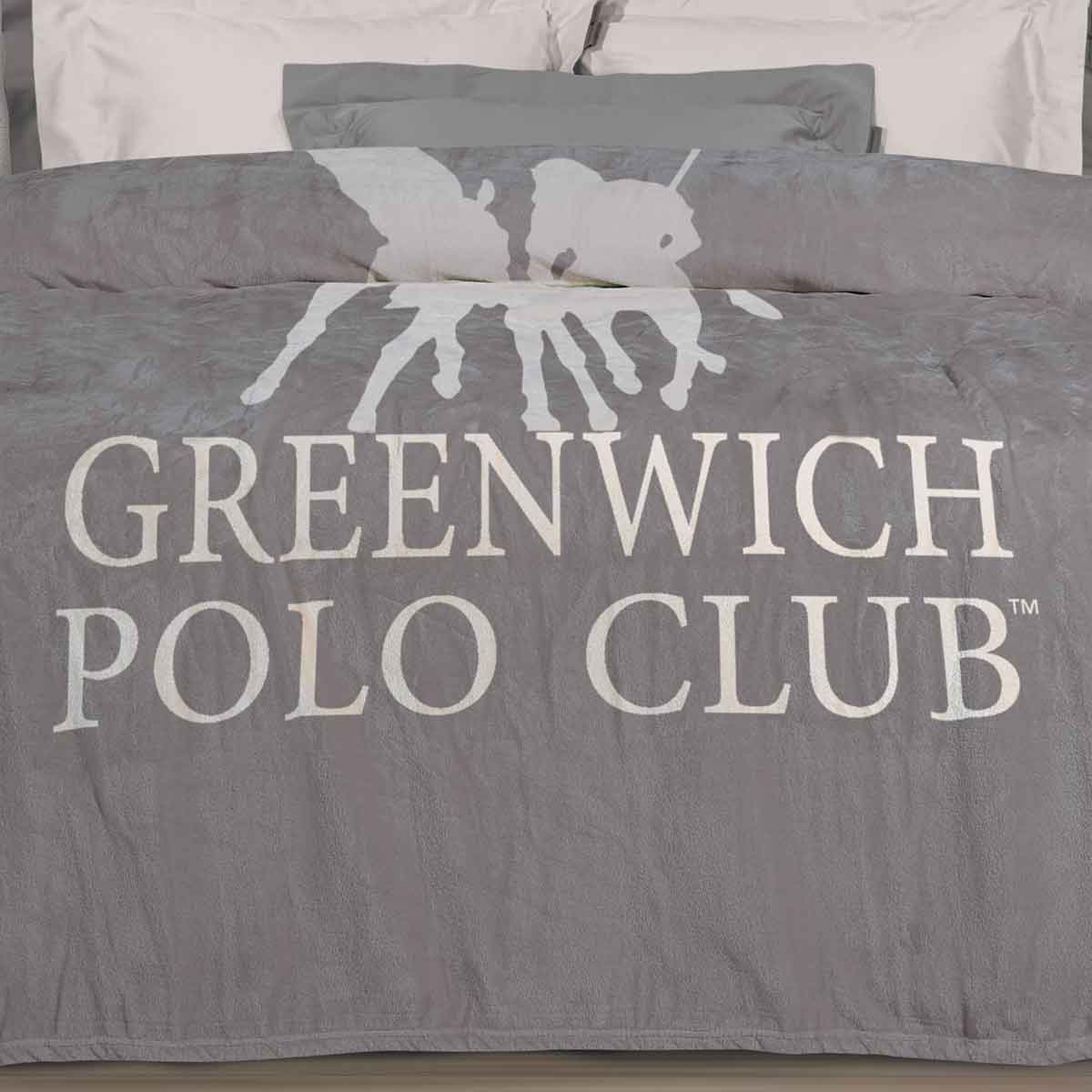 Κουβέρτα Fleece Μονή (160X240) Greenwich Polo Club Essential 3489 Home Λευκά Είδη Κρεβατοκάμαρας Κουβέρτες Μονές Spitishop