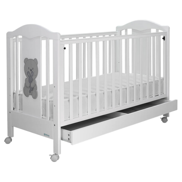 Κούνια (60x130) Bebe Stars Polar White 451-02