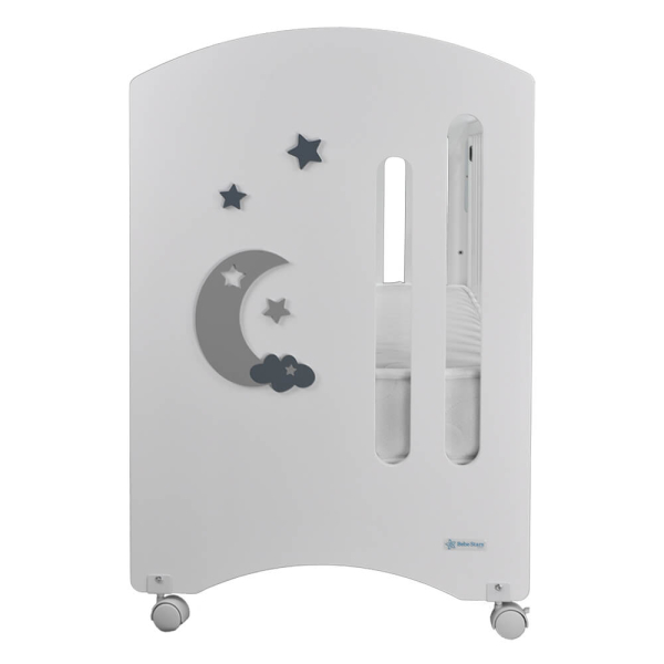 Κούνια (60x130) Bebe Stars Azure White 450-02