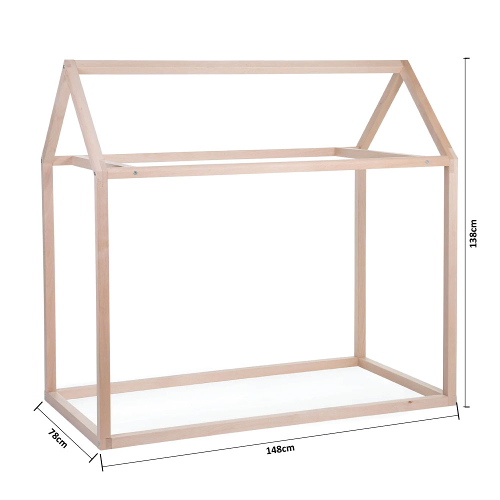 Παιδικό Κρεβάτι Montessori (70X140) Childhome Natural Br74112 Home Παιδικά Βρεφικά & Έπιπλα Κρεβάτια Κομοδίνα Spitishop