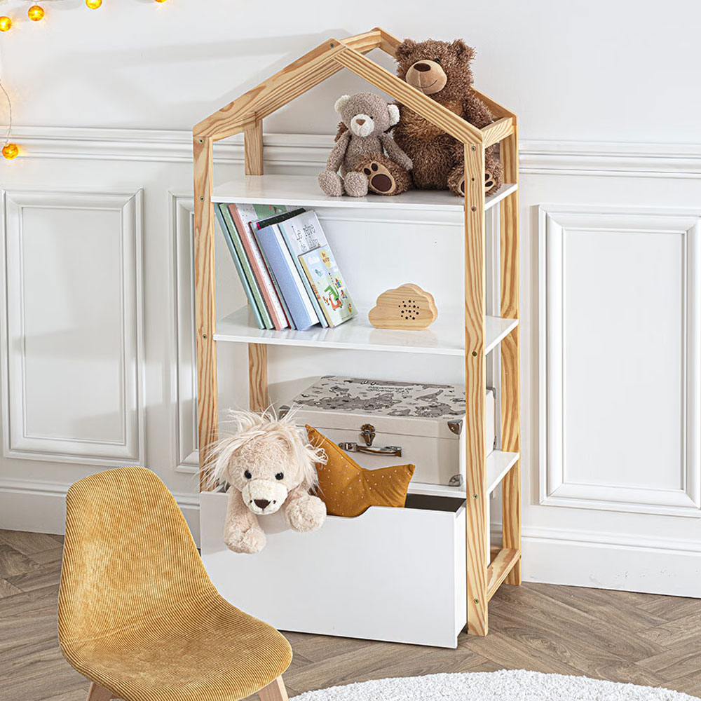 Spitishop Παιδική Βιβλιοθήκη Με Συρτάρι (60x30x120.5) A-S House 174330