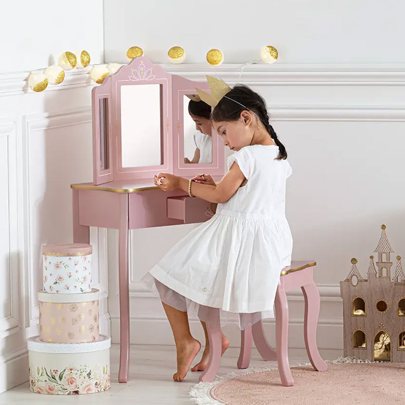 Παιδικό Μπουντουάρ Με Σκαμπό (Σετ) A-S Sissi 174254