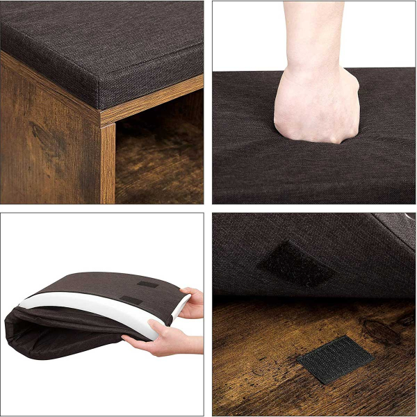 Παγκάκι Εισόδου - Παπουτσοθήκη 10 Θέσεων (104x30x48) Vasagle LHS010X01