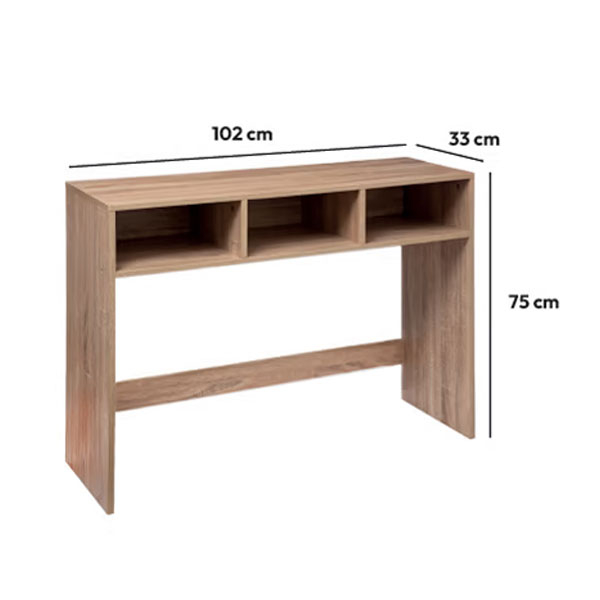 Κονσόλα Εισόδου (102X33X75) F-V Mix Nat 167813 Home Έπιπλα Μπουφέδες - Κονσόλες Spitishop