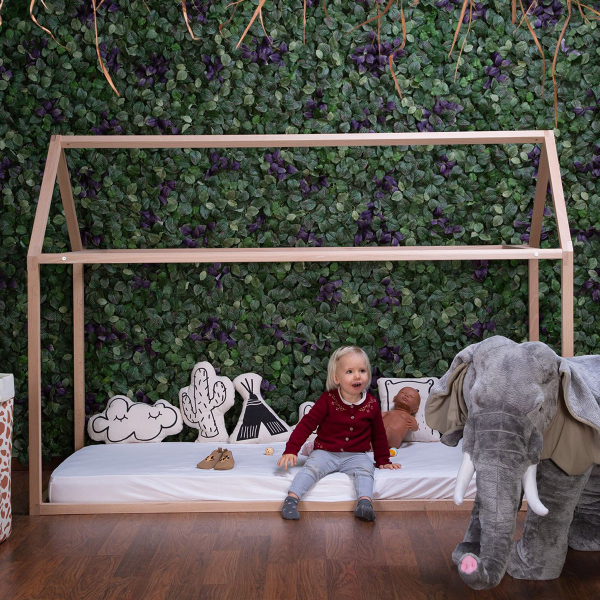 Παιδικό Κρεβάτι Montessori (90x200) ChildHome Natural BR73095