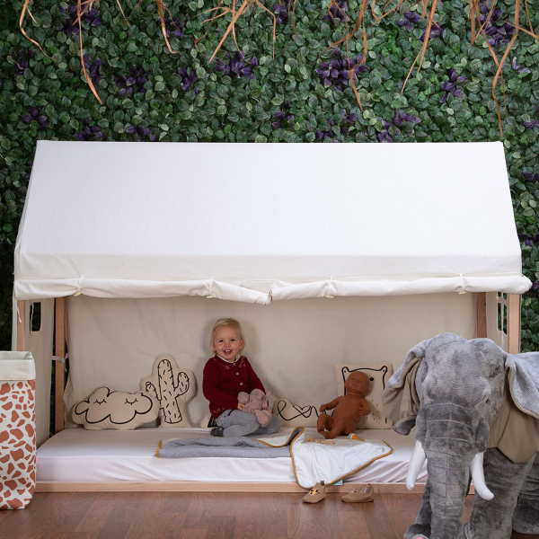 Παιδικό Κρεβάτι Montessori (90x200) ChildHome Natural BR73095