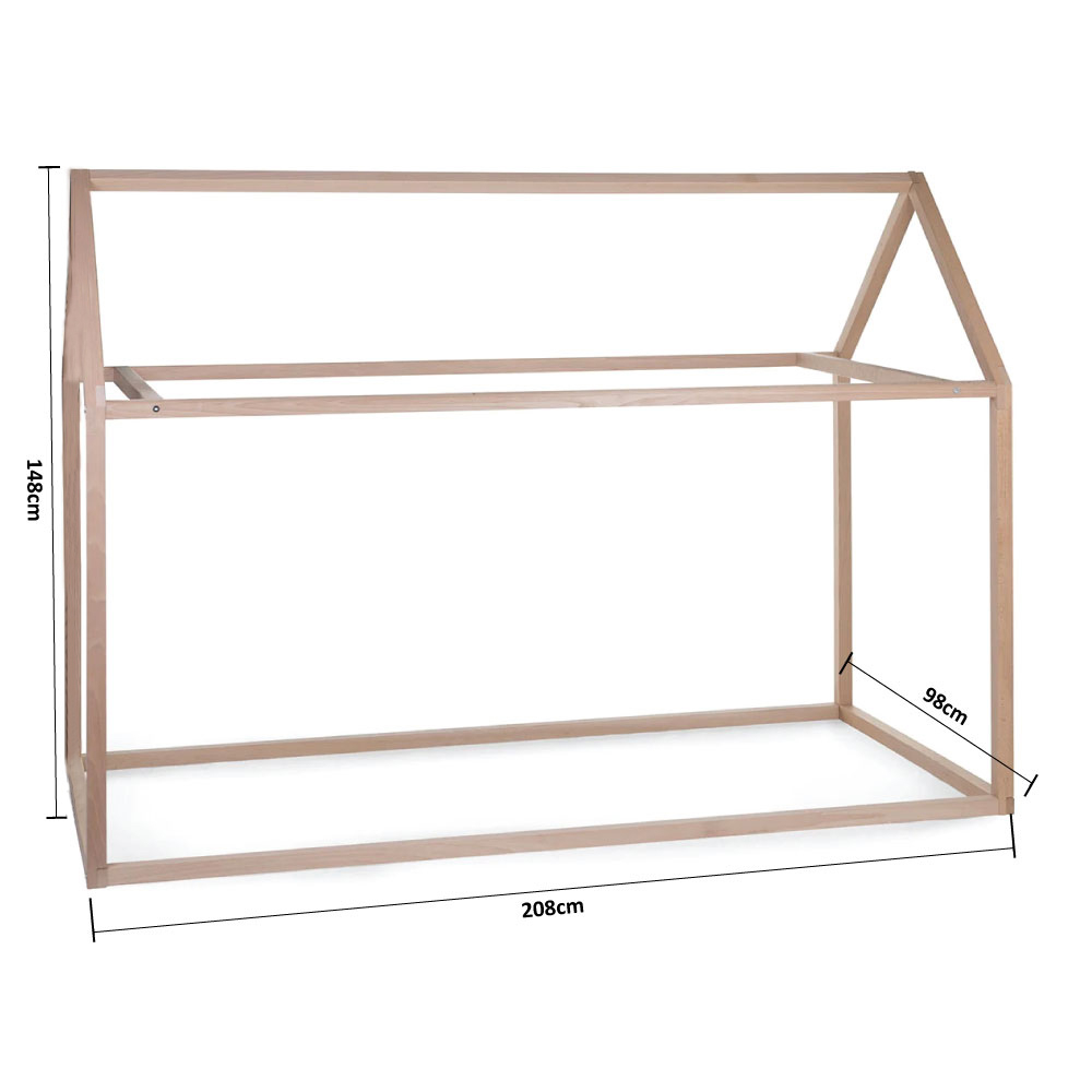 Παιδικό Κρεβάτι Montessori (90X200) Childhome Natural Br73095 Home Παιδικά Βρεφικά & Έπιπλα Κρεβάτια Κομοδίνα Spitishop