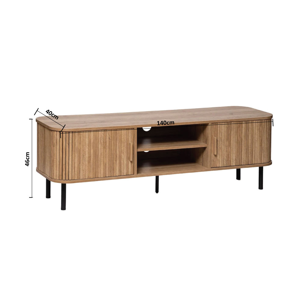 Έπιπλο Τηλεόρασης (140X40X46) A-S Colva 184924 Home Έπιπλα Σαλονιού Spitishop