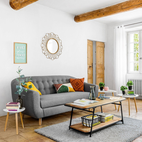 Βοηθητικά Τραπεζάκια (Σετ 3τμχ) A-S Mileo White 157052A