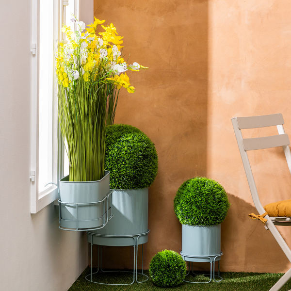 Ζαρντινιέρα Κρεμαστή Με Βάση (47x18x20.5) A-S Aze Celadon 198173A