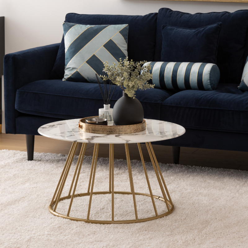 Τραπέζι Σαλονιού (Φ70x40) A-S Rayo 197878