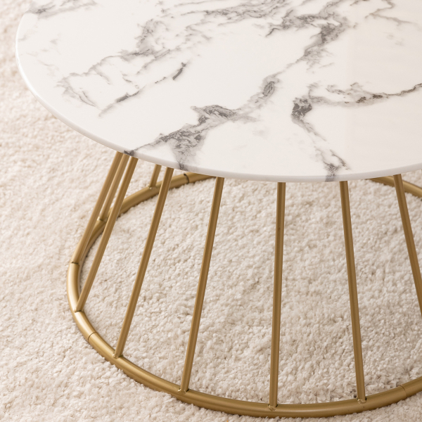 Τραπέζι Σαλονιού (Φ70x40) A-S Rayo 197878