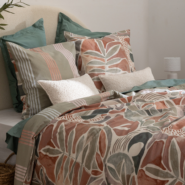 Παπλωματοθήκη Υπέρδιπλη (240x220) 2 Όψεων + Διακοσμητικές Μαξιλαροθήκες A-S Alvaro 209030