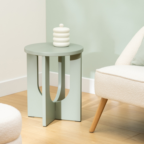 Βοηθητικό Τραπεζάκι (Φ40x50.5) A-S Bloom Green 206046D