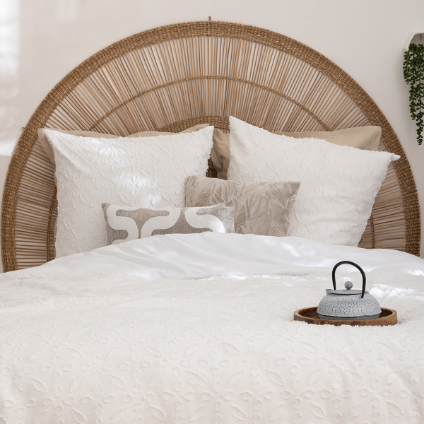 Παπλωματοθήκη Υπέρδιπλη (240x220) + Διακοσμητικές Μαξιλαροθήκες A-S Swan 209019A