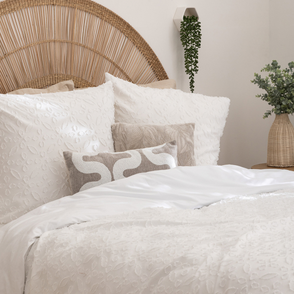 Παπλωματοθήκη Υπέρδιπλη (240x220) + Διακοσμητικές Μαξιλαροθήκες A-S Swan 209019A