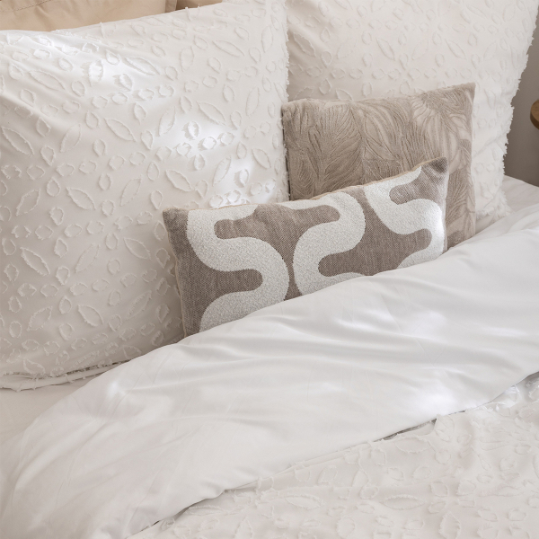 Παπλωματοθήκη Υπέρδιπλη (240x220) + Διακοσμητικές Μαξιλαροθήκες A-S Swan 209019A