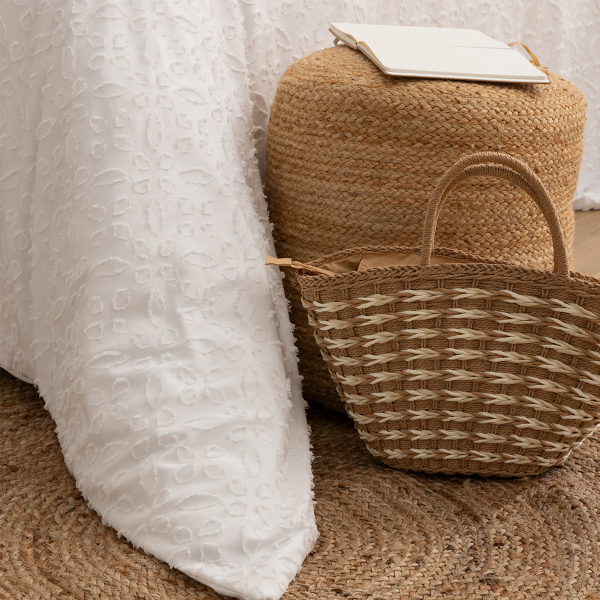 Παπλωματοθήκη Υπέρδιπλη (240x220) + Διακοσμητικές Μαξιλαροθήκες A-S Swan 209019A