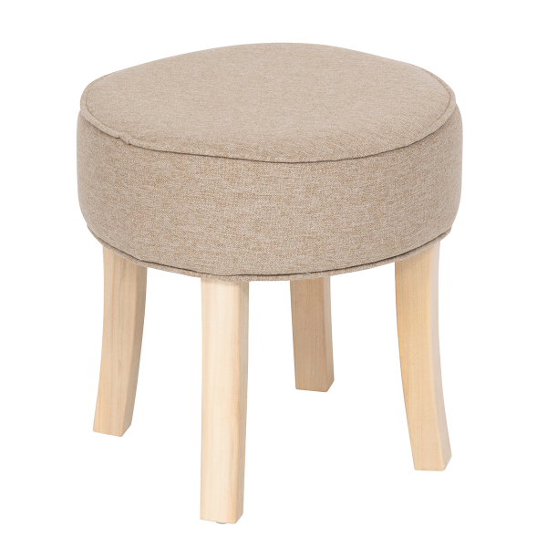 Σκαμπό (Φ35x35.2) A-S Adriel Beige 121361T