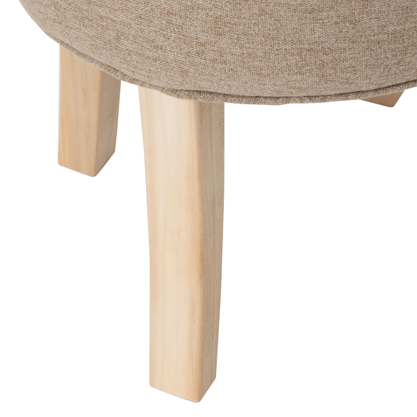 Σκαμπό (Φ35x35.2) A-S Adriel Beige 121361T